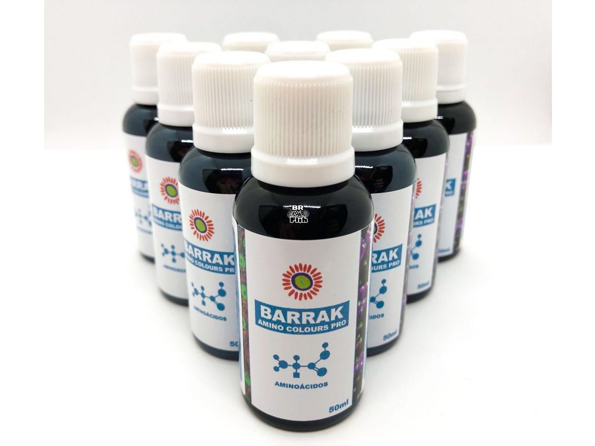 Amino Colours Pro Barrak 50 ml Aminoácidos Cores Corais