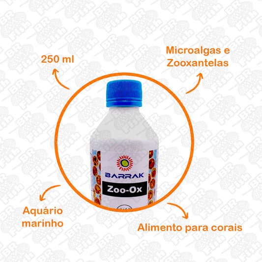 Barrak Zoo-OX Alimento Corais Microalgas Zooxantelas 250ml