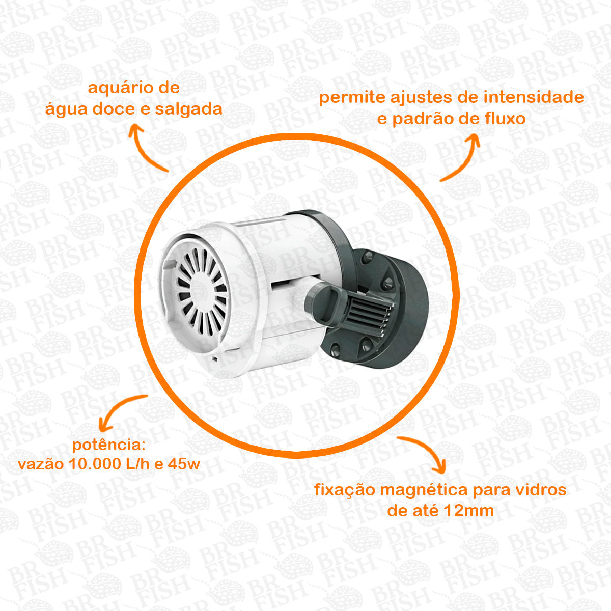Bomba De Circulação Wave Ocean Tech 10000L/h Aquários 220v