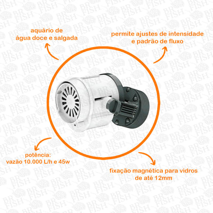 Bomba De Circulação Wave Ocean Tech 10000L/h Aquários 220v