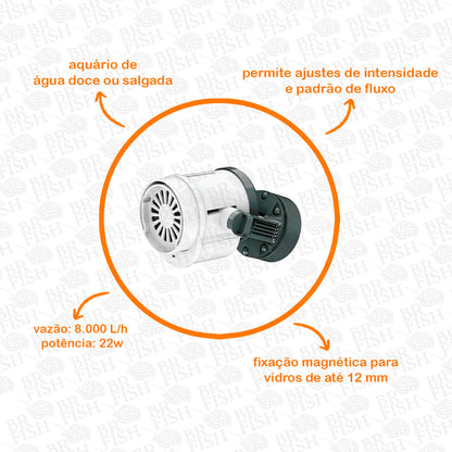 Bomba De Circulação Wave Ocean Tech 8.000L/h Aquários 220v