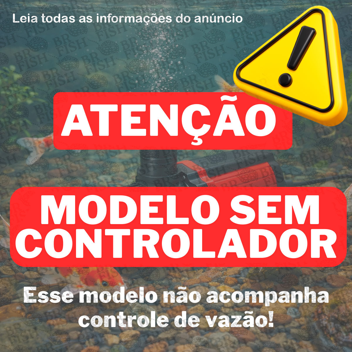 Bomba Submersa AC-6000L/h Ocean Tech 6000L/h Sem Controlador 110V