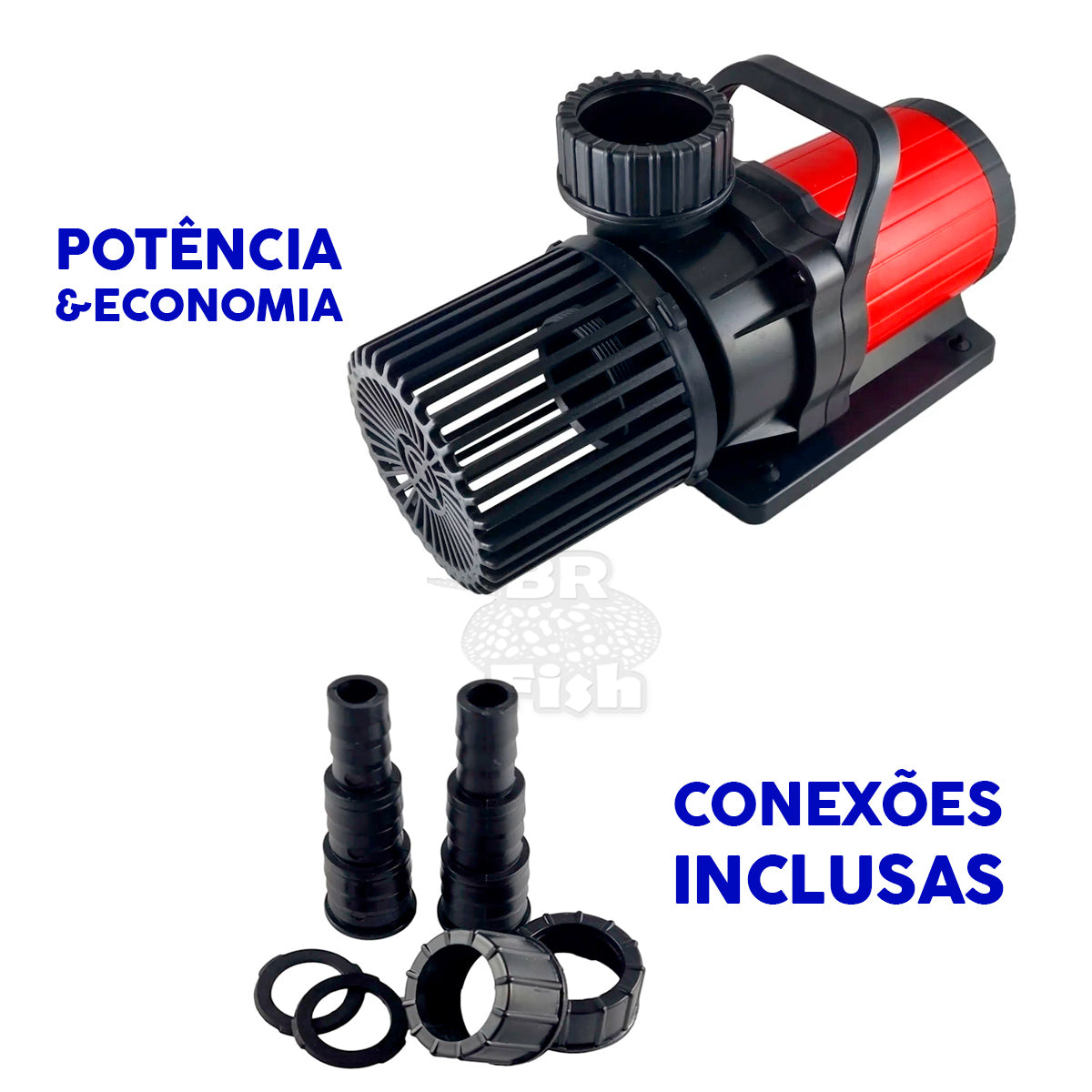 Bomba Submersa Ocean Tech AC-40000 Lagos Carpas Fontes 220V