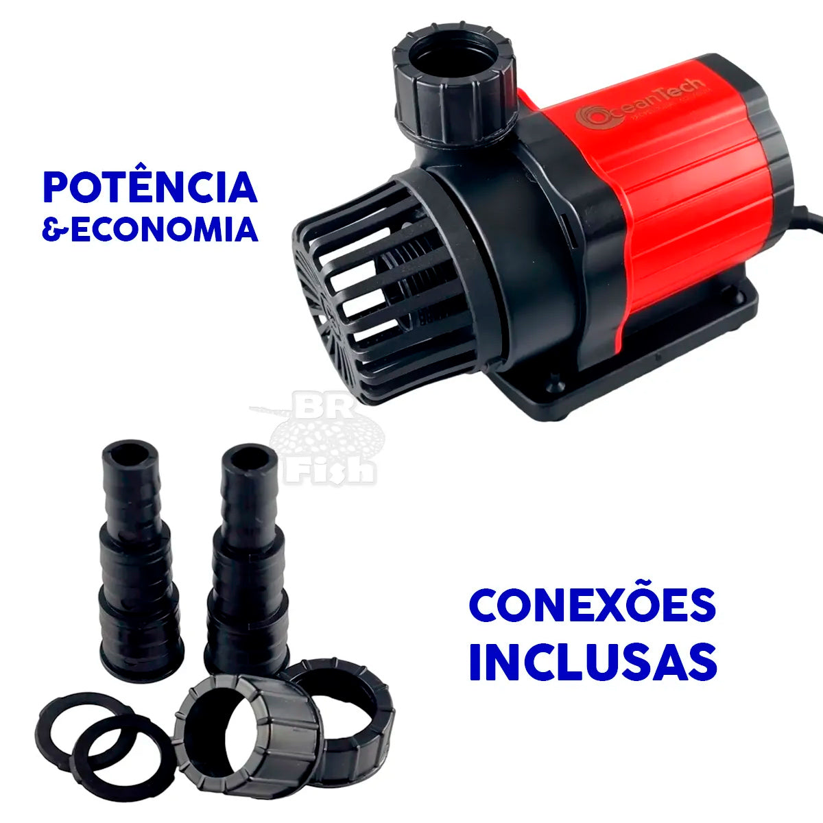 Bomba Submersa Ocean Tech Ac-4000 L/h 35w Aquario Lago 220v
