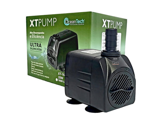 Bomba Submersa Ocean Tech Xt 1200L/h P/ Aquários Fontes 110v