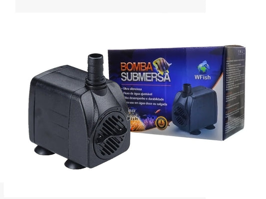 Bomba Submersa WF-650 Wfish 650L/h P/ Aquários Fontes 220v
