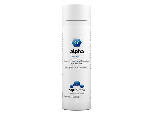 Condicionador Alpha 350ml Aquavitro Seachem Aquario Marinho Reef Coral