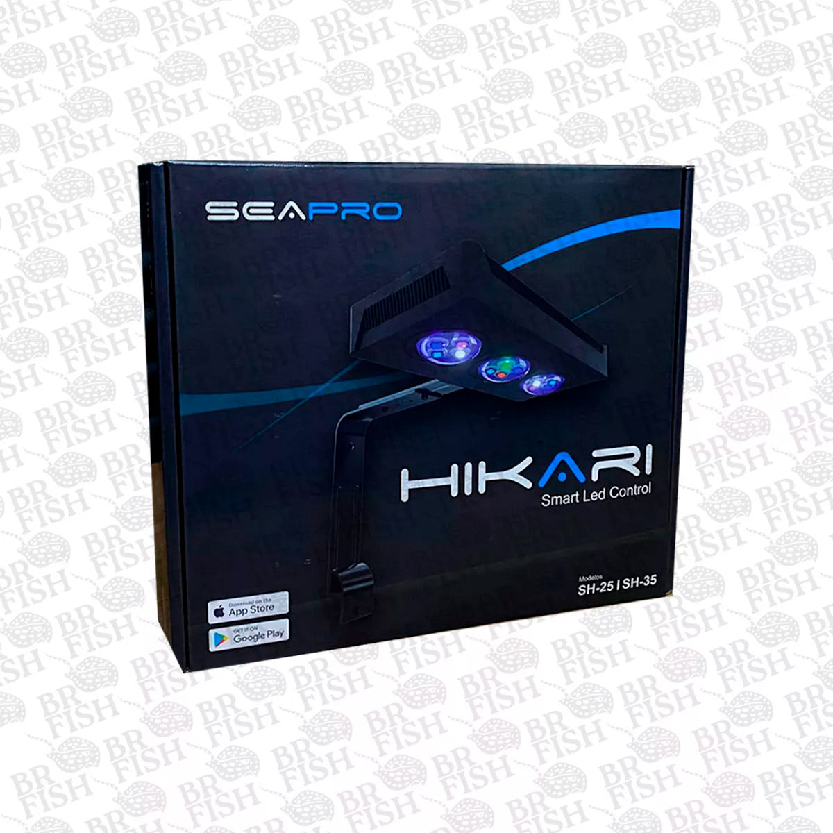 Luminária SeaPro Hikari SH-25 Marine Wifi Bivolt Marinho