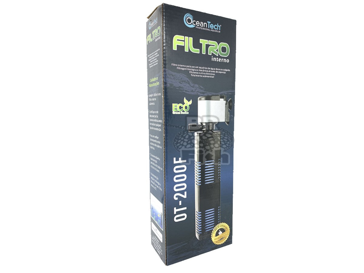 Filtro Interno Ocean Tech OT-2000F 1200L/h Aquários 110V