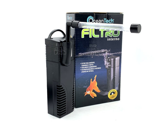 Filtro Interno Ocean Tech OT 72A 350L/h Aquário Até 35L 220V