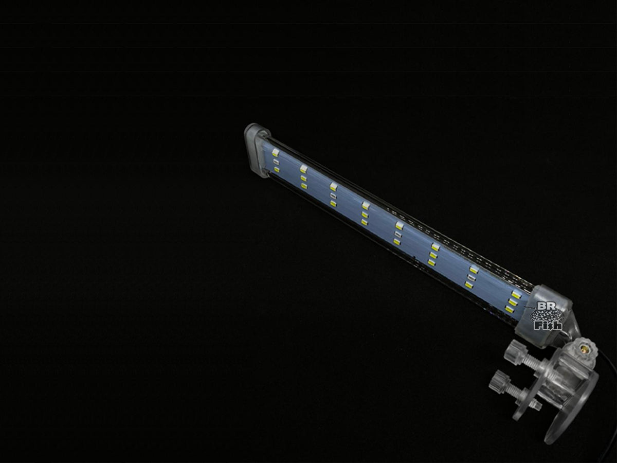 Luminária LED WFish Branco E Azul 15cm Bivolt Aquário WFL-15