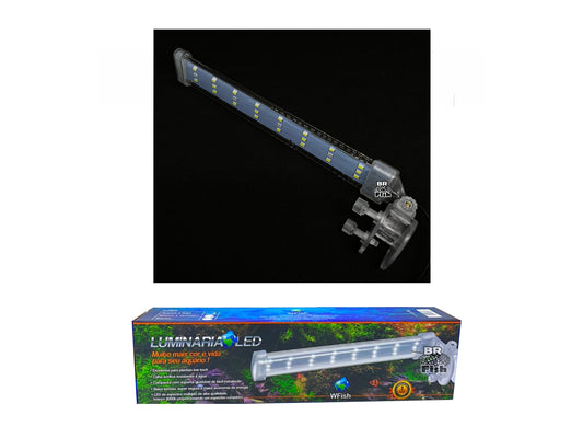Luminária LED WFish Branco E Azul 30cm Bivolt Aquário WFL-30