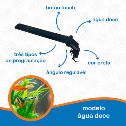 Luminária Nano Light Ocean Tech Aquários Água Doce 40cm
