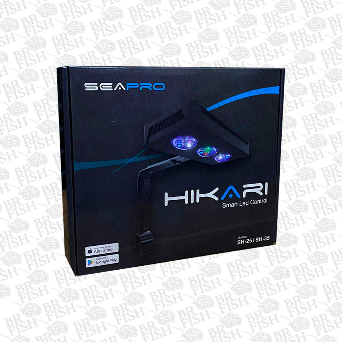 Luminária SeaPro Hikari SH-35 Marine Wifi Bivolt Marinho