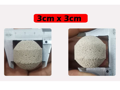 Midia Biologica Nano Cerâmica Ball 10x Peças Biologia