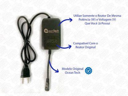 Ocean Tech Reator Reposição P/ Filtro Uv Pu 55w 110v