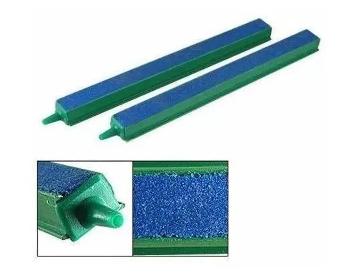 Pedra Porosa Barra 25 cm T10 Aquário Compressor