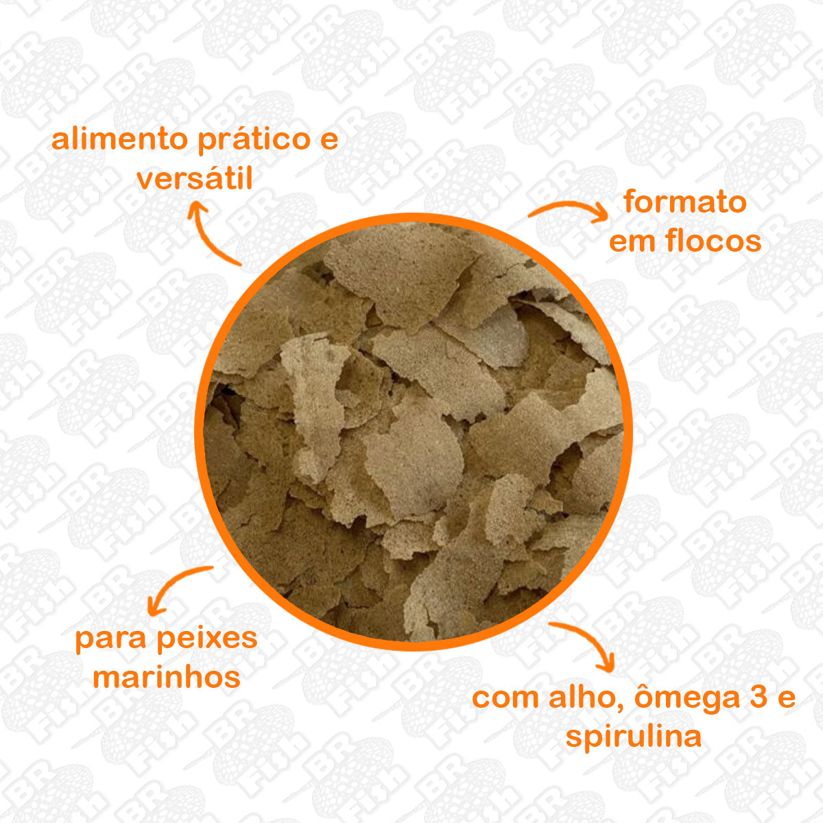 Ração Poytara Black Line Marinhos Flakes Peixes 30g