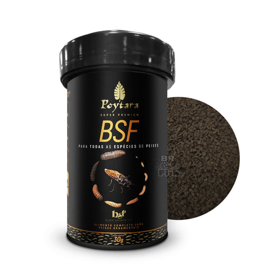 Ração Poytara BSF Black Soldier Fly Crisps Peixes 75g