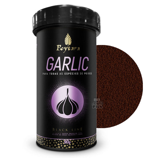 Ração Poytara Garlic Linha Black Line Água Doce Salgada 90g