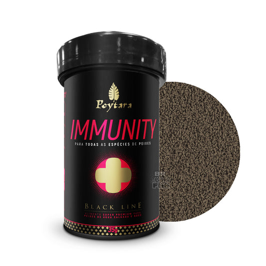 Ração Poytara Immunity Black Line Água Doce Salgada 35g
