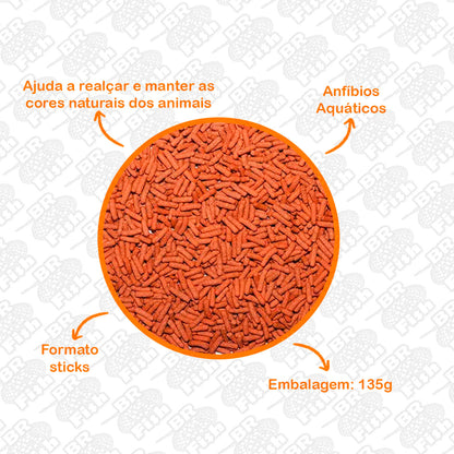 Ração Tropical Axolotl Sticks Axolotes Anfíbio Aquático 135g