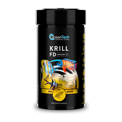 Ração Ocean Tech Krill Liofilizado Água Salgada E Doce 10g
