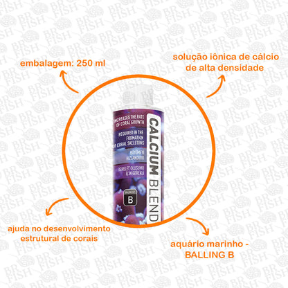 ReeFlowers Calcium Blend B Suplemento Cálcio Corais 250 ml