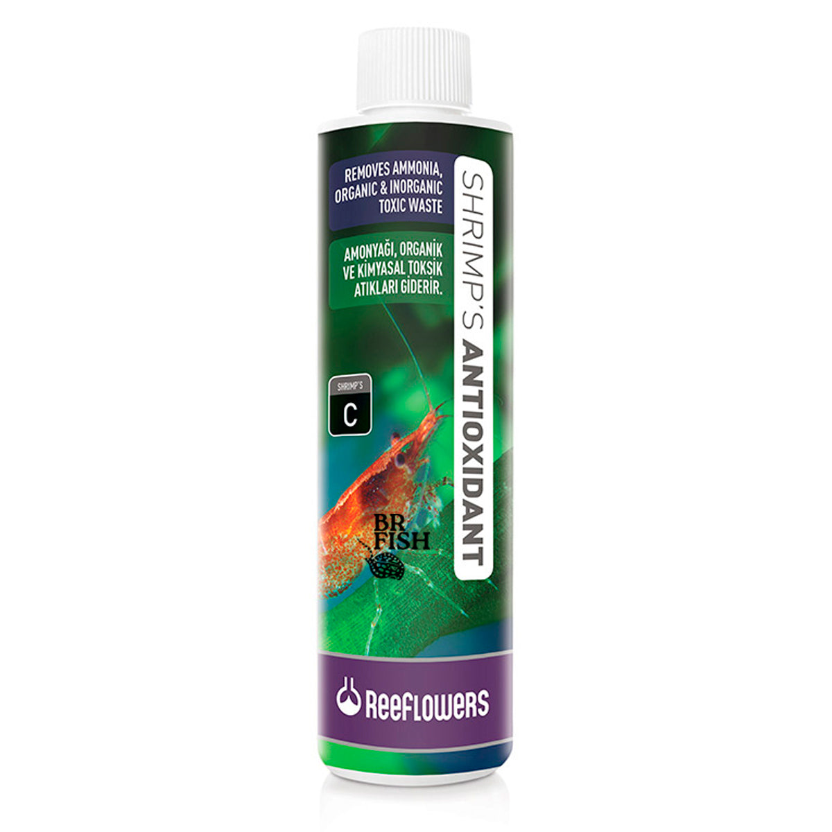 ReeFlowers Shrimps Antioxidant Camarão Remove Amônia 85ml