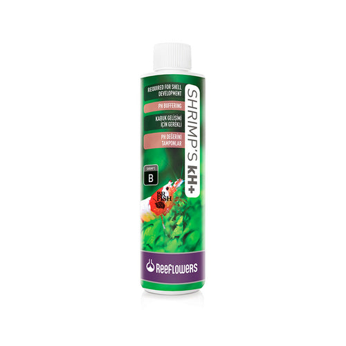 ReeFlowers Shrimps Kh+ Tamponador pH Camarão Água Doce 85ml