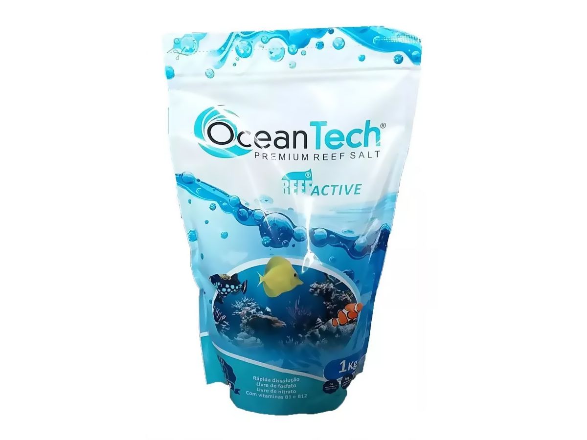 Sal Ocean Tech Aquários Marinho Coral 1kg Reef Active