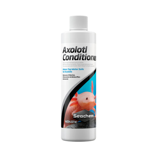 Seachem Axolotl Conditioner Para Axolotes Remove Cloro 250ml