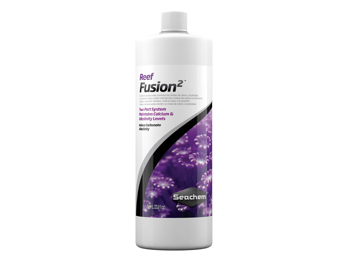 Seachem Reef Fusion 2 1 Litro Alcalinidade Aquário De Corais Suplemento Coral 1000ml