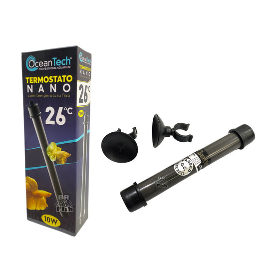 Termostato Nano Ocean Tech Peixe Betta Aquário Até 10L 110v