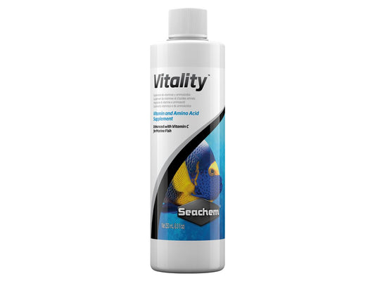 Vitality 250ml Seachem Suplemento De Vitaminas Peixe Marinho