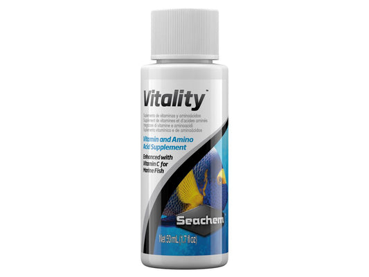 Vitality 50ml Seachem Suplemento De Vitaminas Peixe Marinho